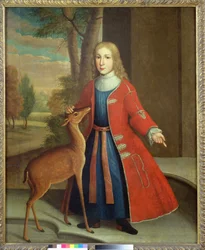 De Peyster Junge mit einem Reh, ca. 1730-35